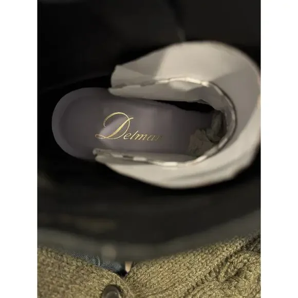 Pre-owned Delman Black suede pointed toe zippered size 9.5 - Picture 12 of 12